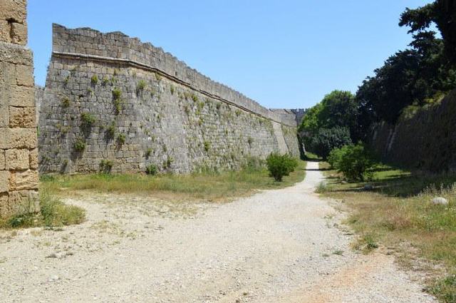 Stadt Rhodos - Festungsmauern