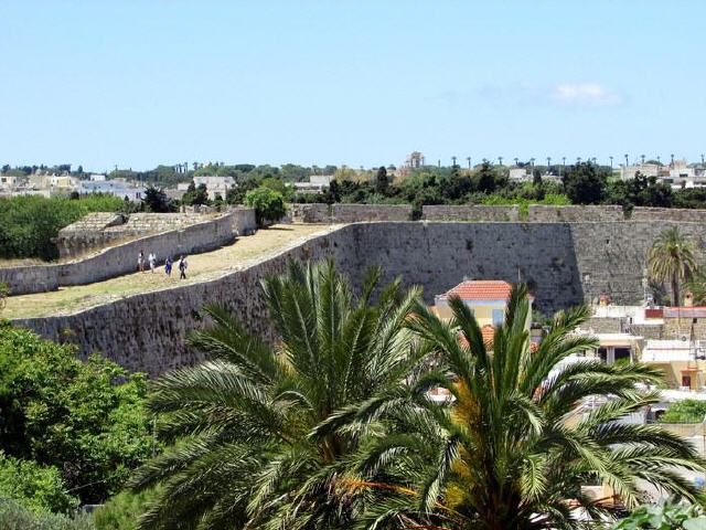Stadt Rhodos - Festungsmauern