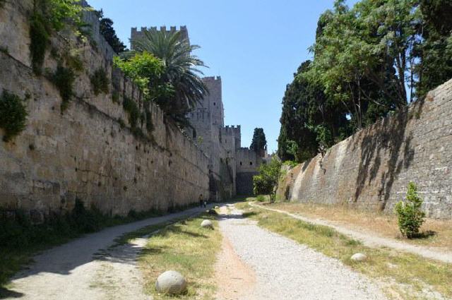 Stadt Rhodos - Festungsmauern