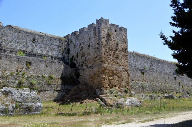 Stadt Rhodos - Festungsmauern